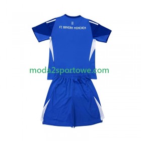 Koszulka Bayern Monachium Bramkarska Dziecięcy Wyjazdowe Stroje Piłkarskie 2025/26 Krótki Rękaw